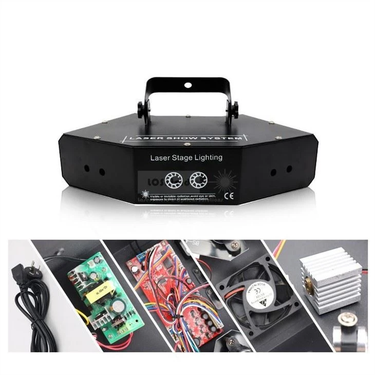 6 Beam RGB Laser Party Music Lights